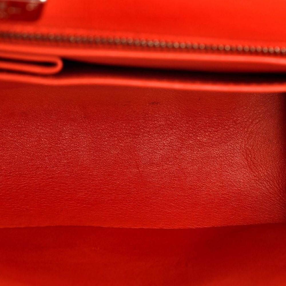 Chanel Classic Double Flap Bag Python Medium Orange - Picture 5 of 13
